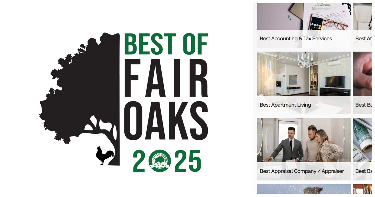2025 Best of Fair Oaks 2025 Best of Fair Oaks Winners